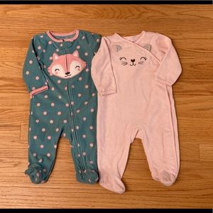 Carter’s 2 Piece Footed Onsies